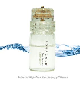 AQUAGOLD mesotherapy device with gold micro-needles