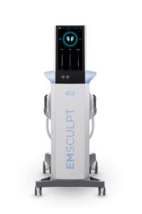 full view of the EmSculpt machine