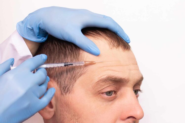 Man getting Dermal Fillers, Botox®, Manhattan, & New York City