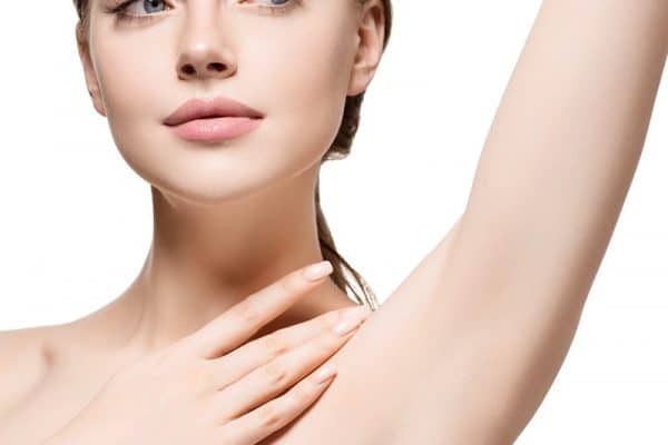 Armpit,Woman,Clean,Healthy,Skin,Hand,Up